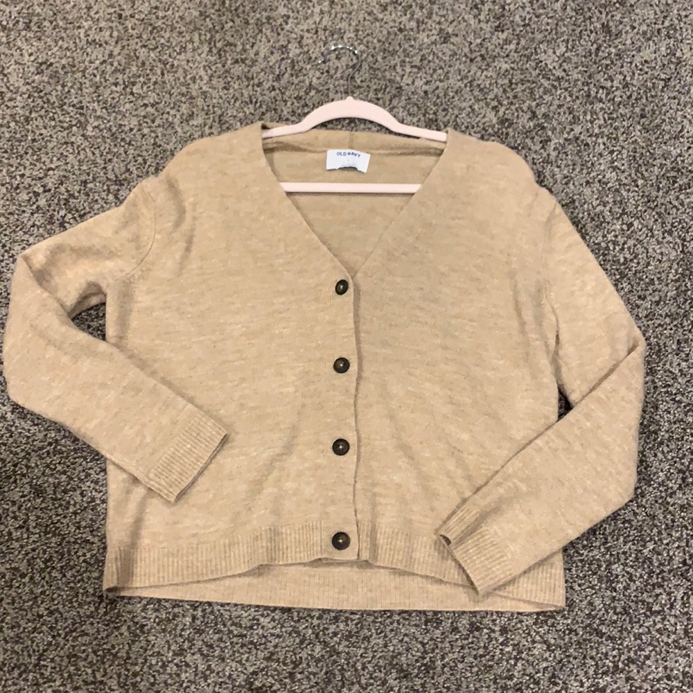 Button down sweater
